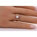Rubin Ring Rosegold 585 14K Zirkonia Antikschmuck