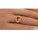 Citrin Ring Gold 585 14K gelber Edelstein Antikschmuck