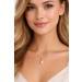 Perlenanhänger Weißgold 750 18K japanische Biwaperle 12.8mm 
