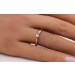 Solitärring Gelbgold 585 14 Karat Diamant 0.10ct TW SI