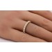 Memoire Ring Gold 750 18 Karat Diamanten 0.60ct 