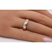 Solitärring Rosegold 585 Brillant 0.15ct Lupenrein Verlobungsring  