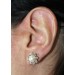 Perlen Ohrstecker Weißgold 585 14K Akoyaperlen 8mm Diamanten 
