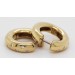 Brillant Creolen Gold 750 18 Karat Diamanten 0.3ct Klapp Scharnier