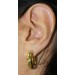 Brillant Creolen Gold 750 18 Karat Diamanten 0.3ct Klapp Scharnier