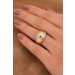 Brillant Ring Gelbgold Weißgold 750 18K Diamanten 0.44ct Yin Yang