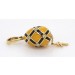 Faberge Medaillon Victor Mayer Gold 750 18K Brillanten Antikschmuck