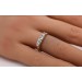 Memoire Ring Gold 585 Weißgold 14K Diamanten Antikschmuck
