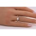 Perlenring Gold 750 18K Akoyaperle Diamanten 0.04ct
