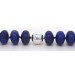 Lapislazuli Collier Silber 925 blaue Edelsteine Antikschmuck
