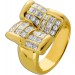 Brillant Diamant Ring Gold 750 18K Diamanten 4ct Kleeblatt