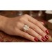 Brillant Diamant Ring Gold 750 18K Diamanten 4ct Kleeblatt
