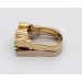 Designerring 585 14k Gelbgold Weißgold Diamanten 0.32ct. Traumunikat