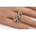 Designerring 585 14k Gelbgold Weißgold Diamanten 0.32ct. Traumunikat