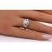 Brillantring Weißgold 585 14kt Brillant Diamanten 0.80ct