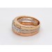 Trinity Ring Gold Weißgold Rosegold 585 14K Diamanten 0.24ct