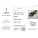 Memoire Ring Set Weißgold 750 585 14K Brillanten 0.5ct Karneol Achat