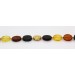 Bernstein Set Armband Kette cognac honiggelb cherry Edelsteine  