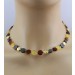 Bernstein Set Armband Kette cognac honiggelb cherry Edelsteine  