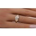 Diamantring Gold 585 Weißgold 14K Brillanten 0.26ct. TW VVS 