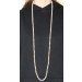 Akoyaperlen Kette Weißgold 585 Diamanten 124cm. Perlen 7mm endlos
