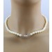 Perlenkette 48cm Gold 333 8K Akoyaperlen Antikschmuck