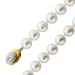 Akoyaperlen Collier 46cm Gold 585 Diamant 0.01ct Perlen
