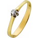 Verlobungsring Gold 585 Weißgold 14K Diamant Antikschmuck