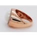 Mondsteinring Rosegold 333 8K rosa Edelstein 15.5ct synth. Brillanten