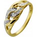Brillantring Kettenring Gold 333 8K Brillanten 0.10ct 