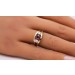 Rubinring Gold 585 14K Brillanten Antikschmuck