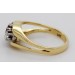 Rubinring Gold 585 14K Brillanten Antikschmuck