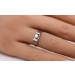 Verlobungsring Weißgold 585 14K Brillant Antikschmuck