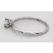 Verlobungsring Platin 950 Solitär Brillant 0.25ct TW VSI 