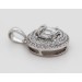 Diamant Anhänger Weißgold 750 18K Diamanten Brillanten 0.54ct