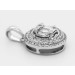 Diamant Anhänger Weißgold 750 18K Diamanten Brillanten 0.54ct
