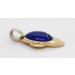 Lapislazuli Anhänger Gold 750 18K azurblauer Edelstein 10.2ct 