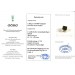 Siegelring Gold 585 14K grüner synt. Turmalin 5.94ct