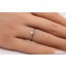 Verlobungsring Weißgold 750 18K Brillant Antikschmuck