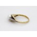 Perlenring Gold 585 Weißgold 14K  Akoyaperle Diamanten Antikschmuck 