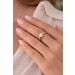 Perlenring Gold 585 Weißgold 14K  Akoyaperle Diamanten Antikschmuck 