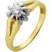 Brillant Verlobungsring Gold 585 Weißgold 14K Diamant Antikschmuck