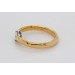 Spannring Gold 750 18K Solitär Brillant 0.50ct Niessing