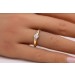 Spannring Gold 750 18K Solitär Brillant 0.50ct Niessing