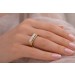 Brillantring Gold 585 14K Diamanten Antikschmuck