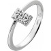 Diamantring Weißgold 750 18 Karat Diamanten 0.12ct. Lupenrein