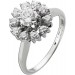 Brillantring Weißgold 585 14K Brillanten 1.05ct. TCR VVS
