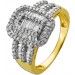 Brillantring Gold 585 14K Diamanten 1.52ct Antikschmuck