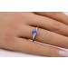 Tansanit Ring Platin 950 purple violett Edelstein 1.6ct 