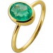Smaragd Ring Gold 375 9K grüner Edelstein 1.9ct 